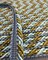 1 Yard Light Blue and Olive Green Decorative Gimp Rope Trim Upholstery Drapery Fabric